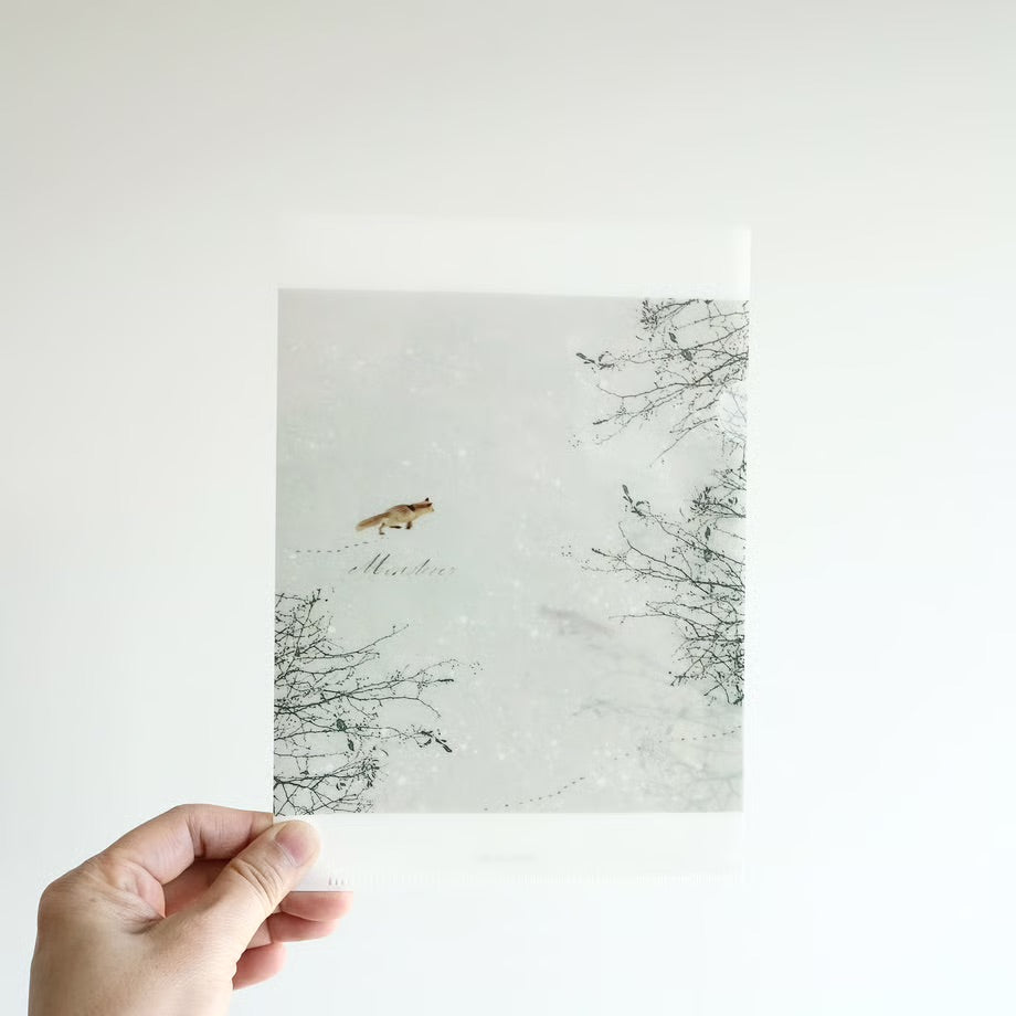 Yohaku A5 Clear File - M-205 Yukiasobi