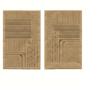 Kohunkan Kappansho Letterpress Flat Bag Kraft - Ni