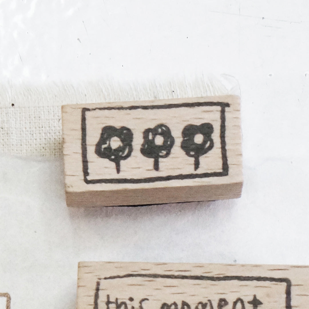 PRE ORDER: Black Milk Project FRAME Rubber Stamp - Flower BMP303