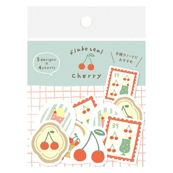 Furukawa Paper Paper Sticker Flakes - Cherry QSA194