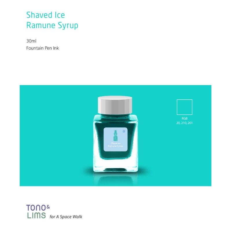 Tono & Lims Fountain Pen Ink - Shaved Ice - Ramune Syrup