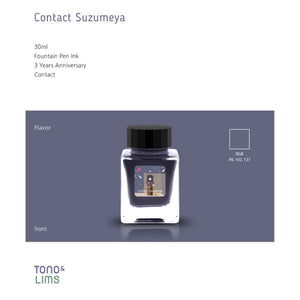 Tono & Lims Fountain Pen Ink - 3 Year Anniversary - Contact Suzumeya