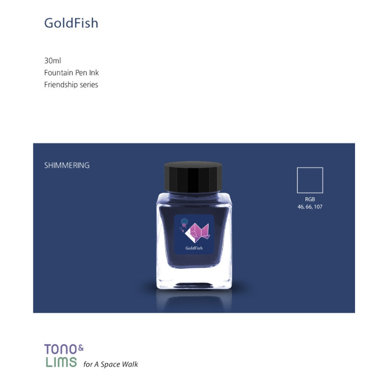 Tono & Lims Fountain Pen Ink - Friendship - GoldFish