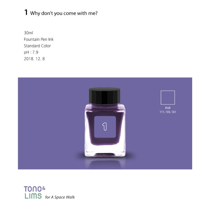 Tono & Lims Fountain Pen Ink - 1 Why don’t you come with me?