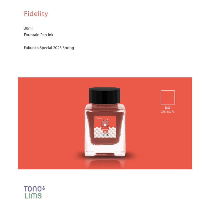 Tono & Lims Fountain Pen Ink - Fukuoka Special  - Fidelity