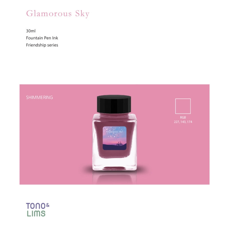 Tono & Lims Fountain Pen Ink - Friendship - Glamorous Sky