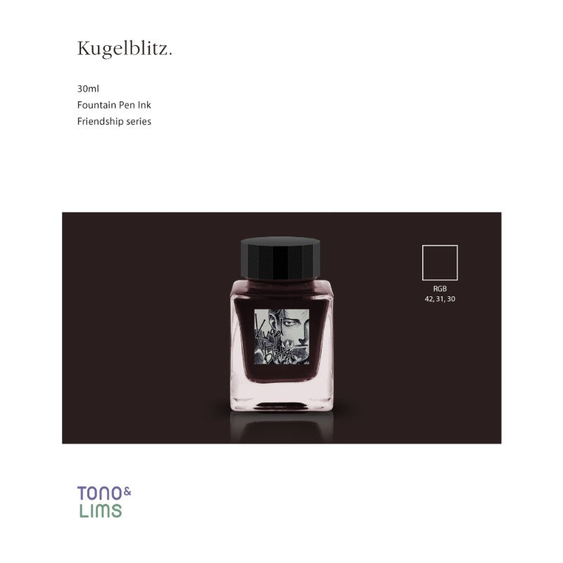 Tono & Lims Fountain Pen Ink - Friendship - Kugelblitz