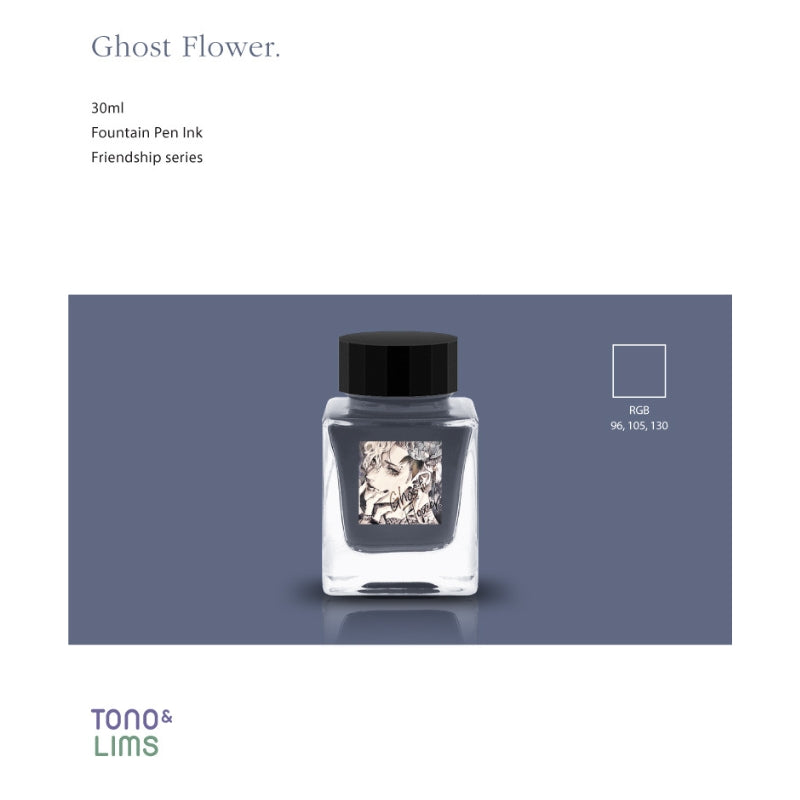 Tono & Lims Fountain Pen Ink - Friendship - Ghost Flower