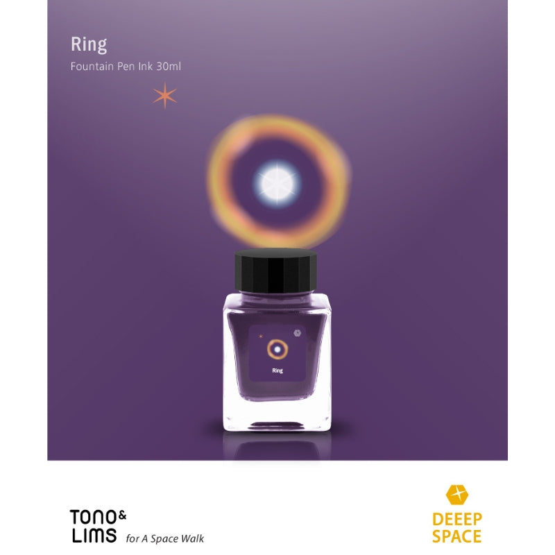 Tono & Lims Fountain Pen Ink - Deeep Space - Ring