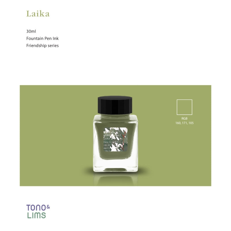 Tono & Lims Fountain Pen Ink - Friendship - Laika