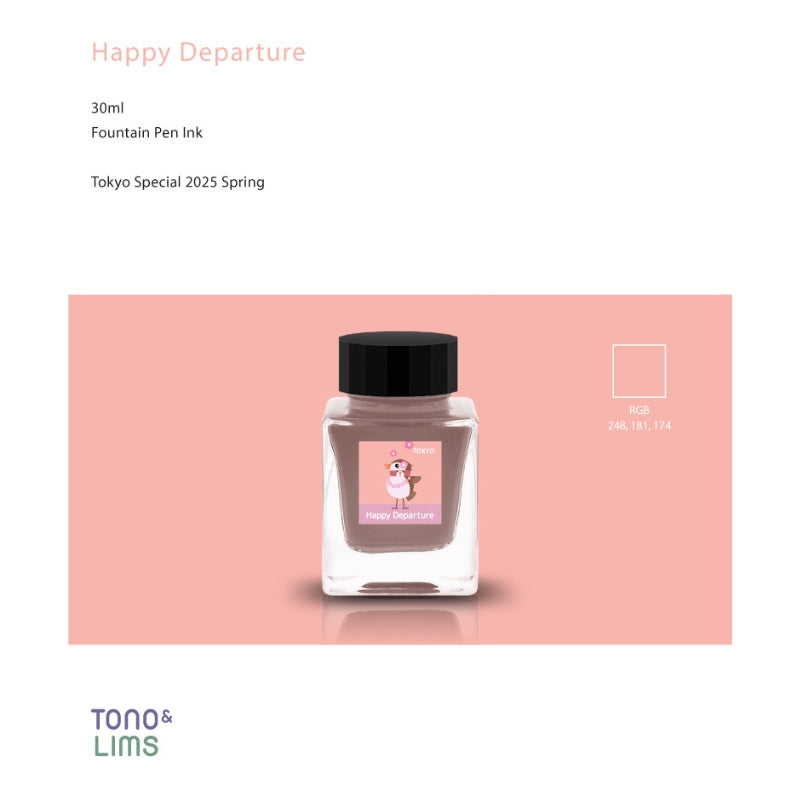 Tono & Lims Fountain Pen Ink - Tokyo Special - Happy Departure