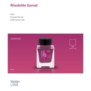 Tono & Lims Fountain Pen Ink - Earth Contact - 016 Rhodolite Garnet