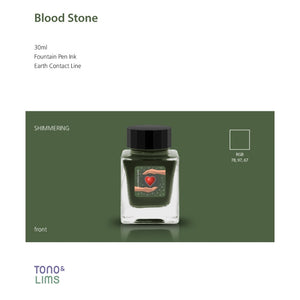Tono & Lims Fountain Pen Ink - Earth Contact - 018 Blood Stone