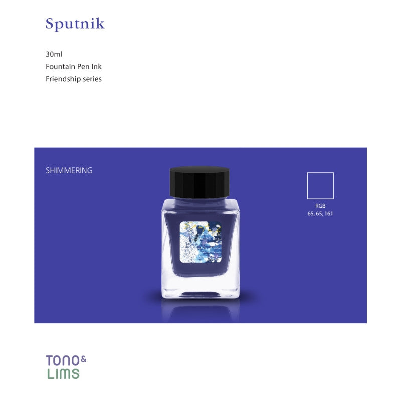 Tono & Lims Fountain Pen Ink - Friendship - Sputnik