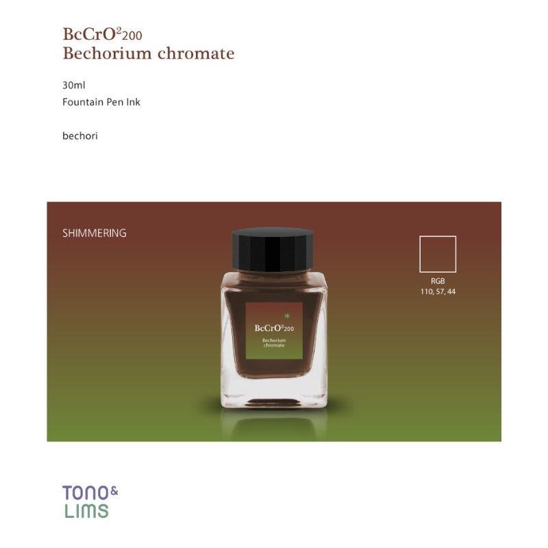 Tono & Lims Fountain Pen Ink - Friendship - Bechorium chromate