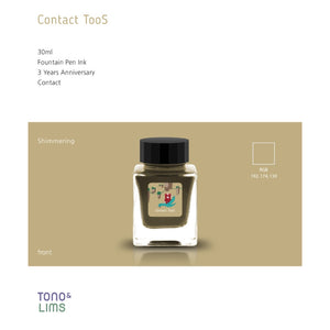 Tono & Lims Fountain Pen Ink - 3 Year Anniversary - Contact TooS