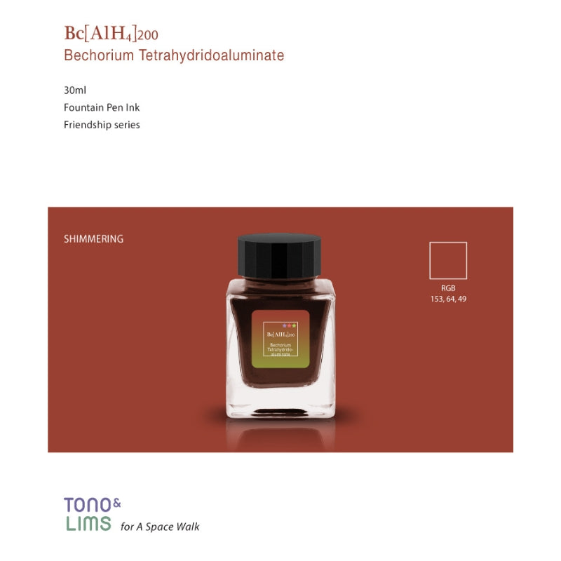 Tono & Lims Fountain Pen Ink - Friendship - Bechorium Tetrahydridoaluminate
