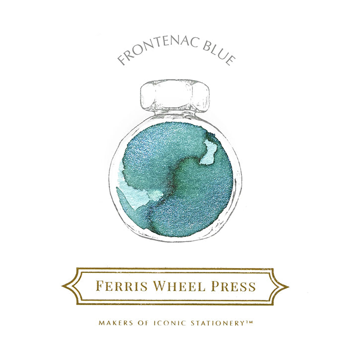 Ferris Wheel Press 38ml - Frontenac Blue Fountain Pen Ink