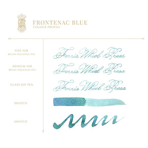 Ferris Wheel Press 38ml - Frontenac Blue Fountain Pen Ink