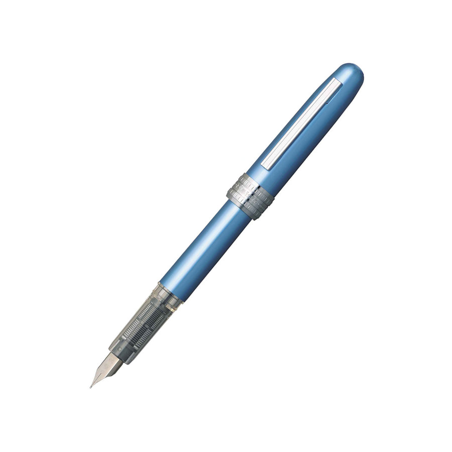 Platinum Plaisir Fountain Pen - Frosty Blue