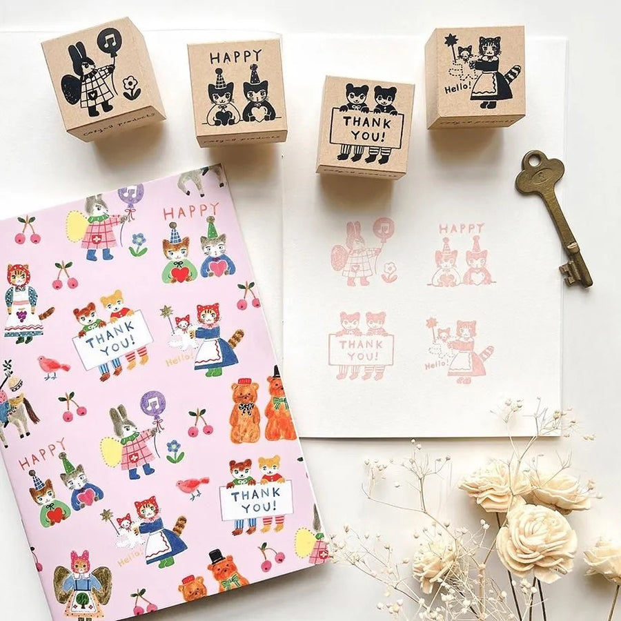 Cozyca x Aiko Fukawa Stamp Notebook - Collect Your Joy 26962