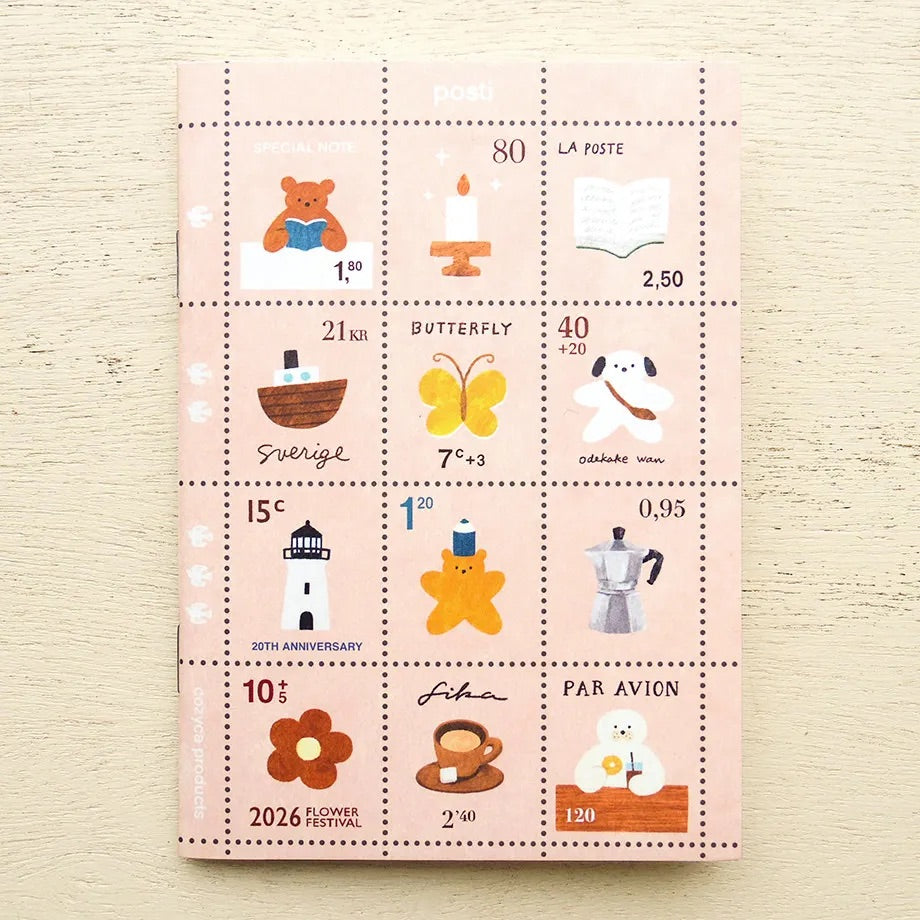 Cozyca x Mariko Fukuoka Stamp Notebook - Tiny Note 26966