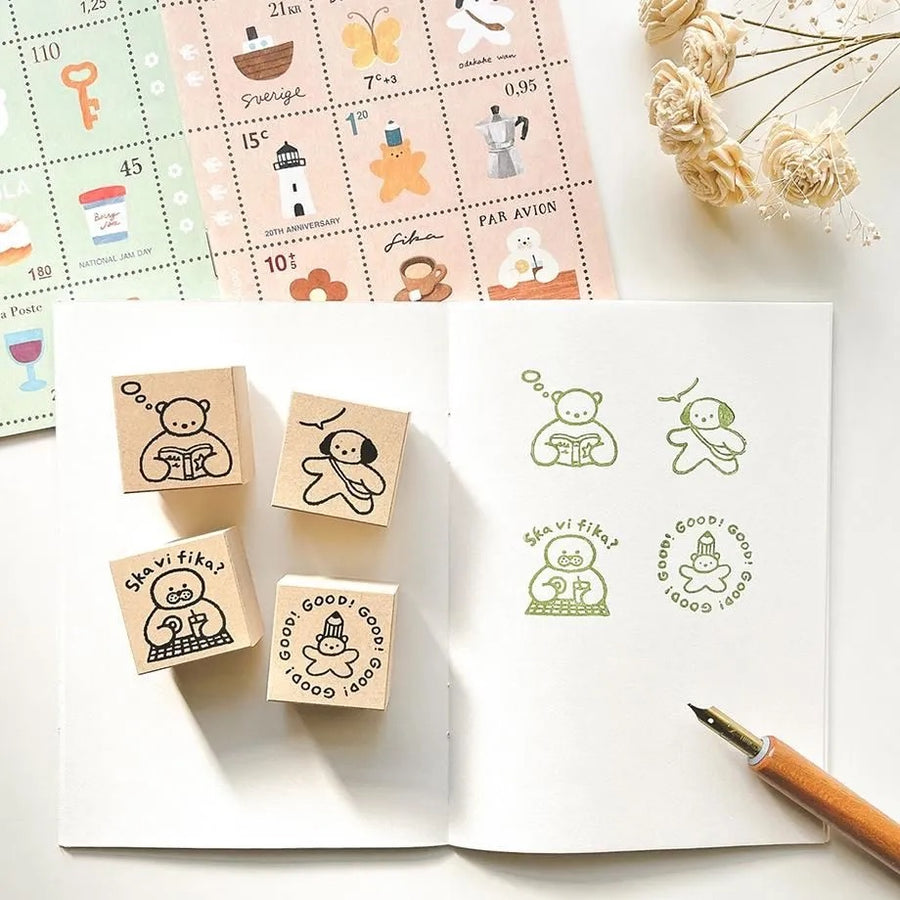 Cozyca x Mariko Fukuoka Stamp Notebook - Tiny Note 26966