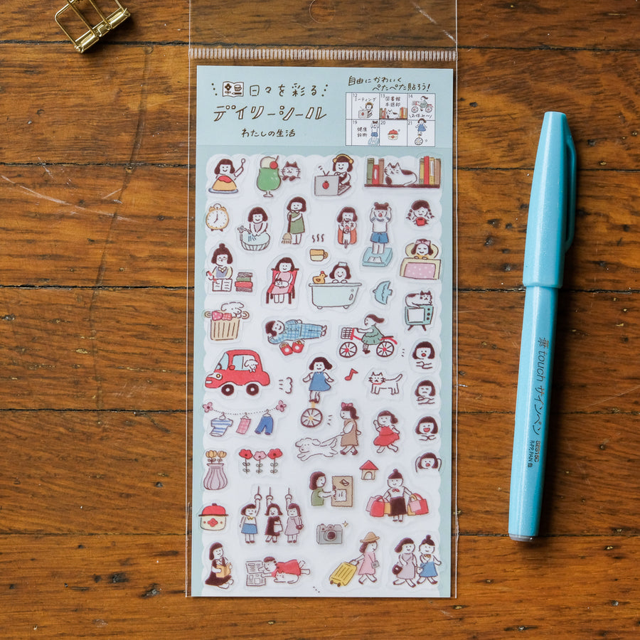 Furukawa Sticker Sheet - QS131 Daily Seal of Our Life