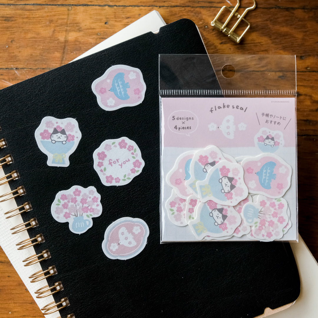 Furukawa Paper Paper Sticker Flakes - QSA272 Gentle Sakura