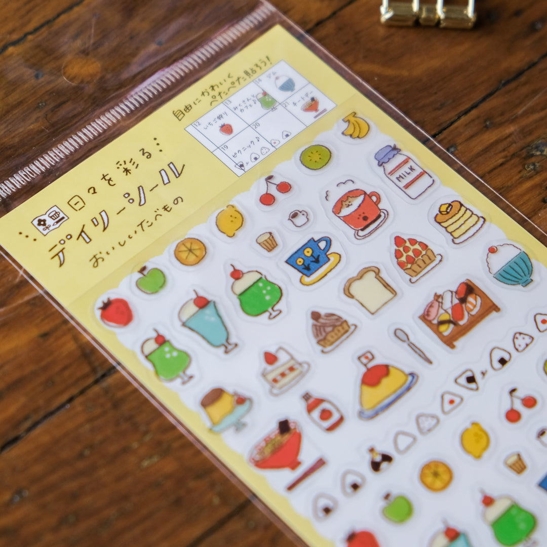 Furukawa Sticker Sheet - QS127 Our Daily Seal: Delicious Food