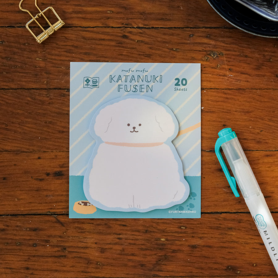 Furukawa Katanuki Fusen Sticky Notes - Fluffy Dog