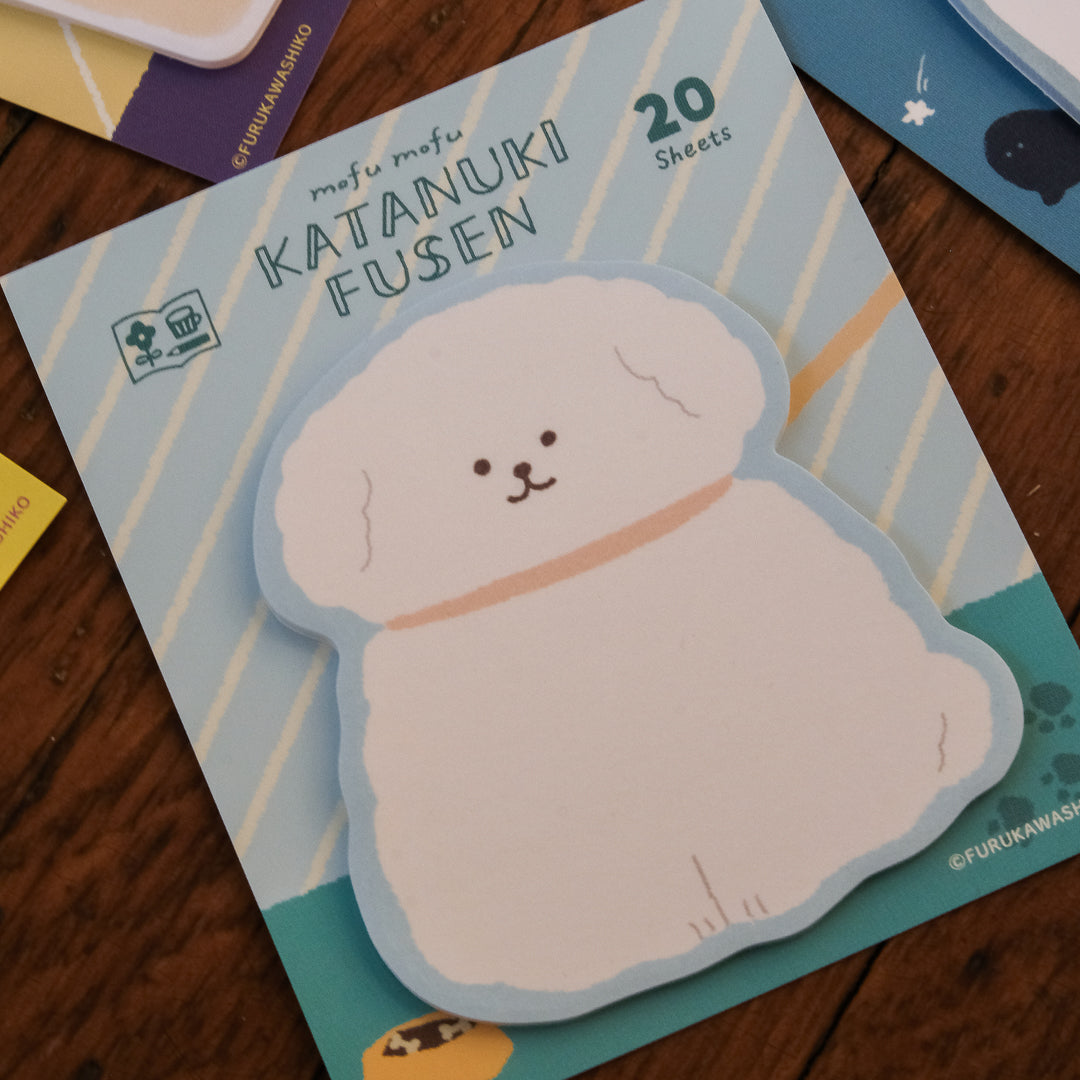 Furukawa Katanuki Fusen Sticky Notes - Fluffy Dog