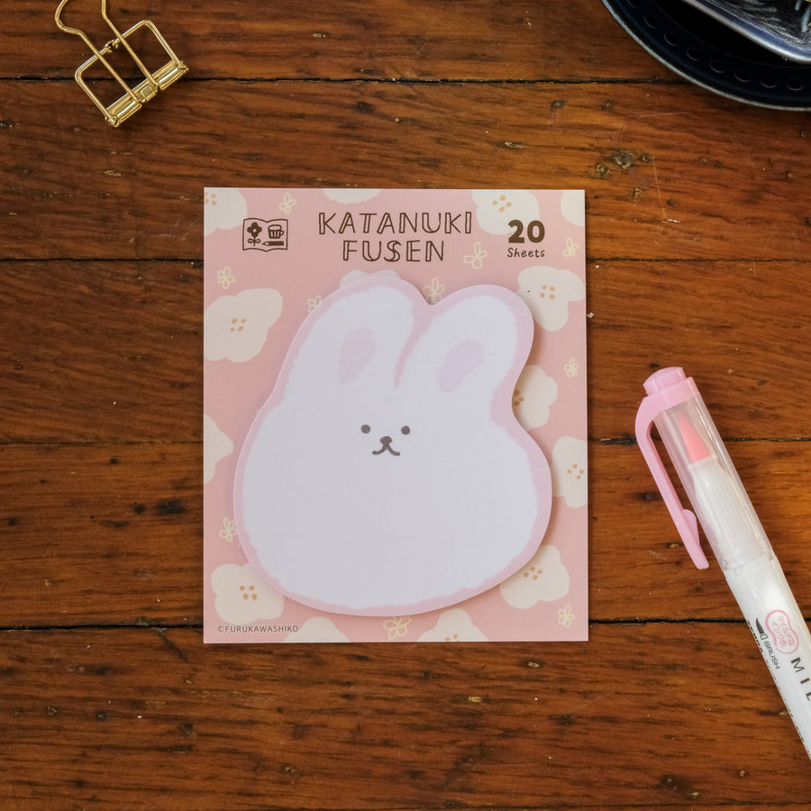 Furukawa Katanuki Fusen Sticky Notes - Rabbit Watashibiyori