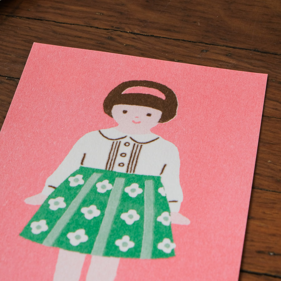 Furukawa Postcard - Girl