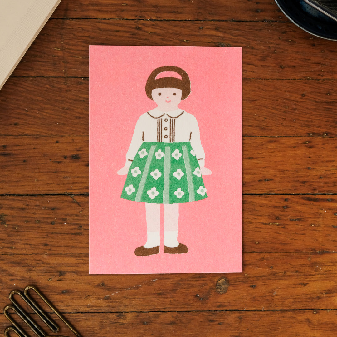 Furukawa Postcard - Girl