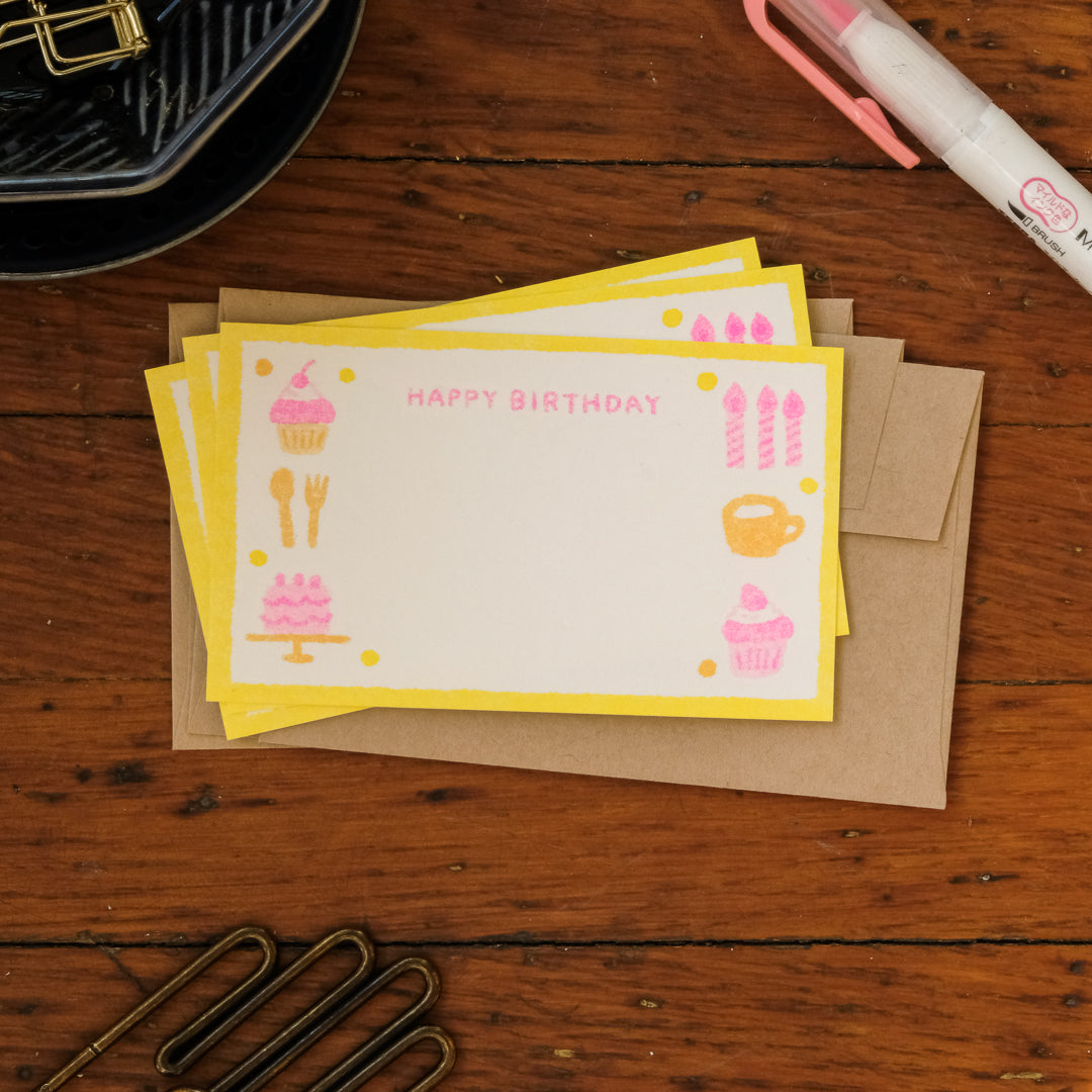 Furukawa Retro Mini Card - Celebration Cake