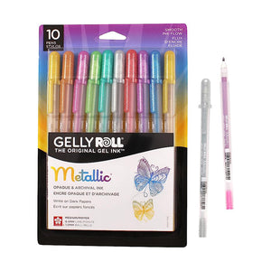 Sakura Gelly Rolls - Metallic 10 Color Set