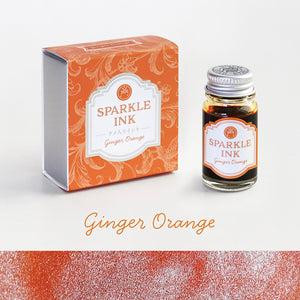 Guitar Dip Pen Sparkle Ink - Ginger Orange