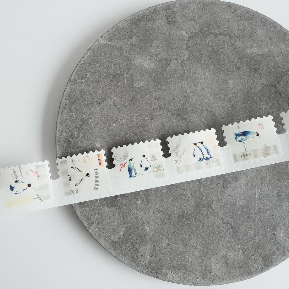 Yohaku Binder Foil-Stamped Roll Flake Stickers - HF-001 - Fuyugomori