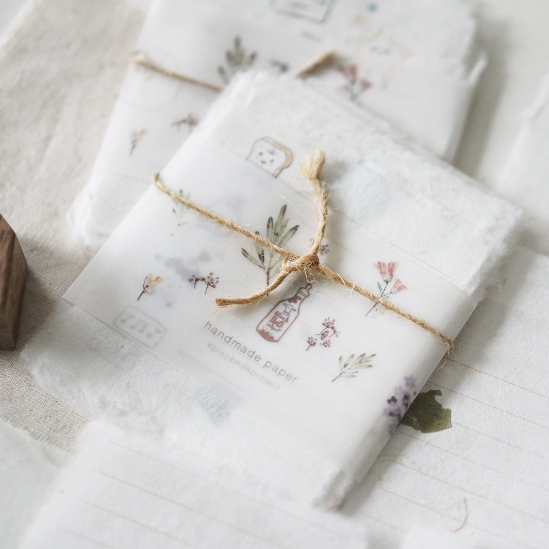 Black Milk Project Handmade Paper Sheets 12pc HMP01