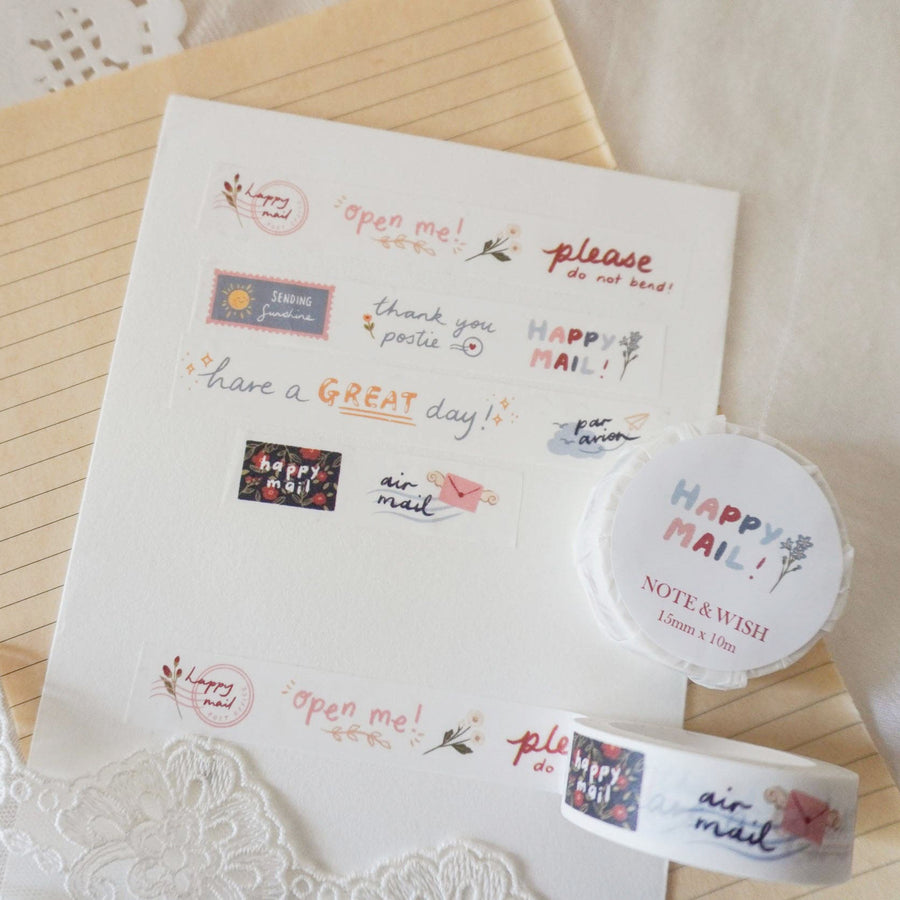 Note & Wish - Happy Mail Washi Tape
