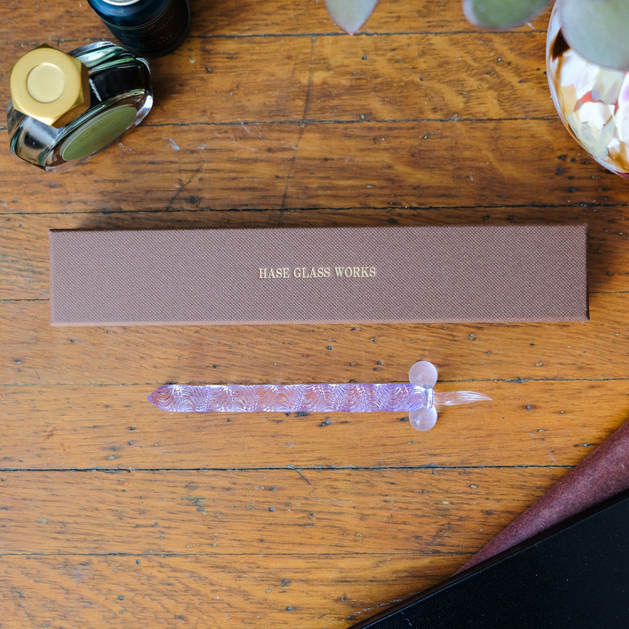 Glass Pen - HASE - Ripples HASE Nib (Fude) - Violet