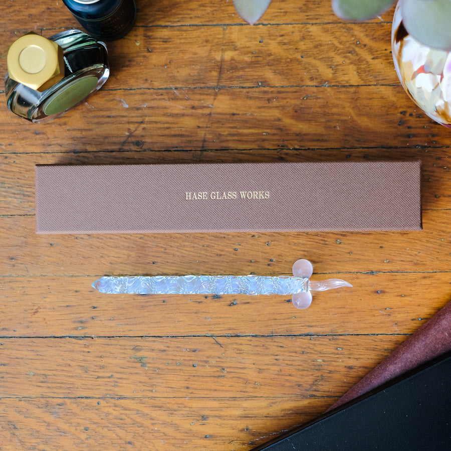 Glass Pen - HASE - Ripples HASE Nib (Fude) - Sky Blue