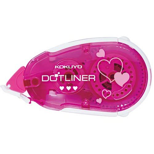 Kokuyo Dotliner Hearts - Adhesive Runner Applicator
