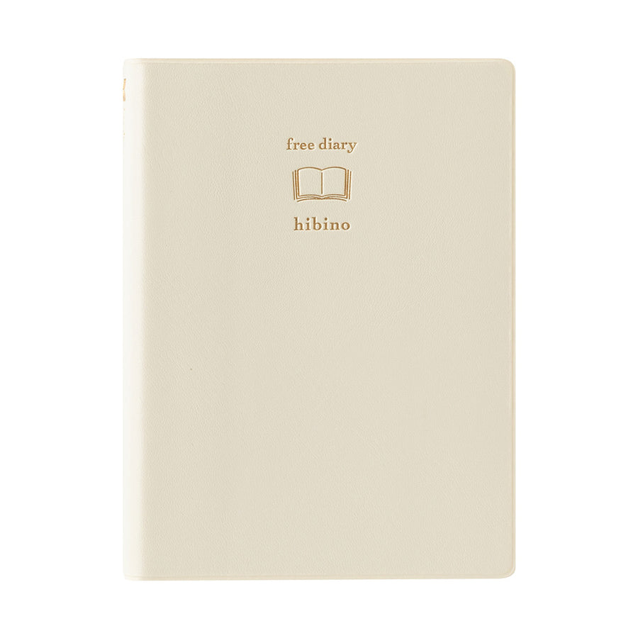 Midori Hibino A6 Free Diary - Ivory