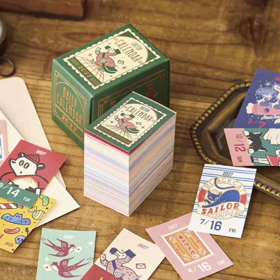 2027 Obiwan Retro Post - Boxed Himekuri Calendar