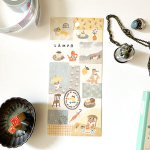 Mind Wave Lampo Series Sticker - 81644 Fox and Rain