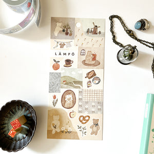 Mind Wave Lampo Series Sticker - 81642 Bear and Morning