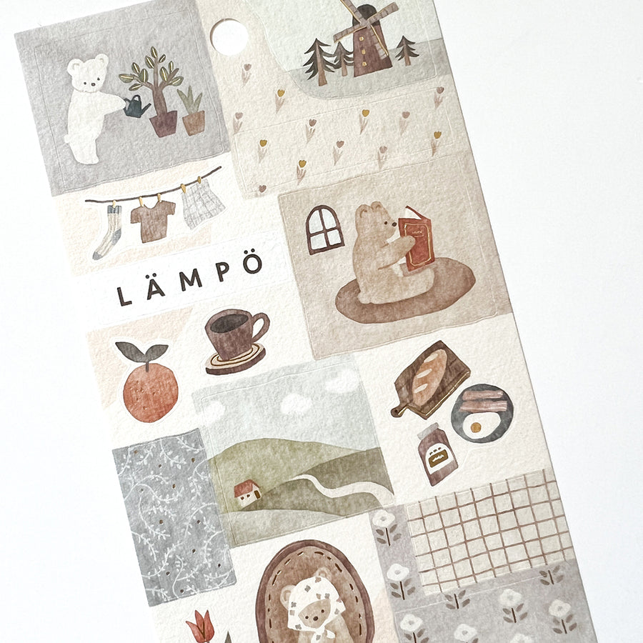 Mind Wave Lampo Series Sticker - 81642 Bear and Morning