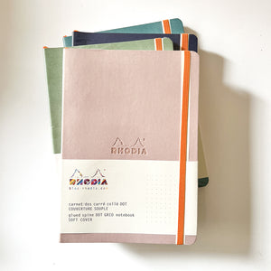 Rhodia Flexible A5 Notebook - Dot Grid - Touch of Pink